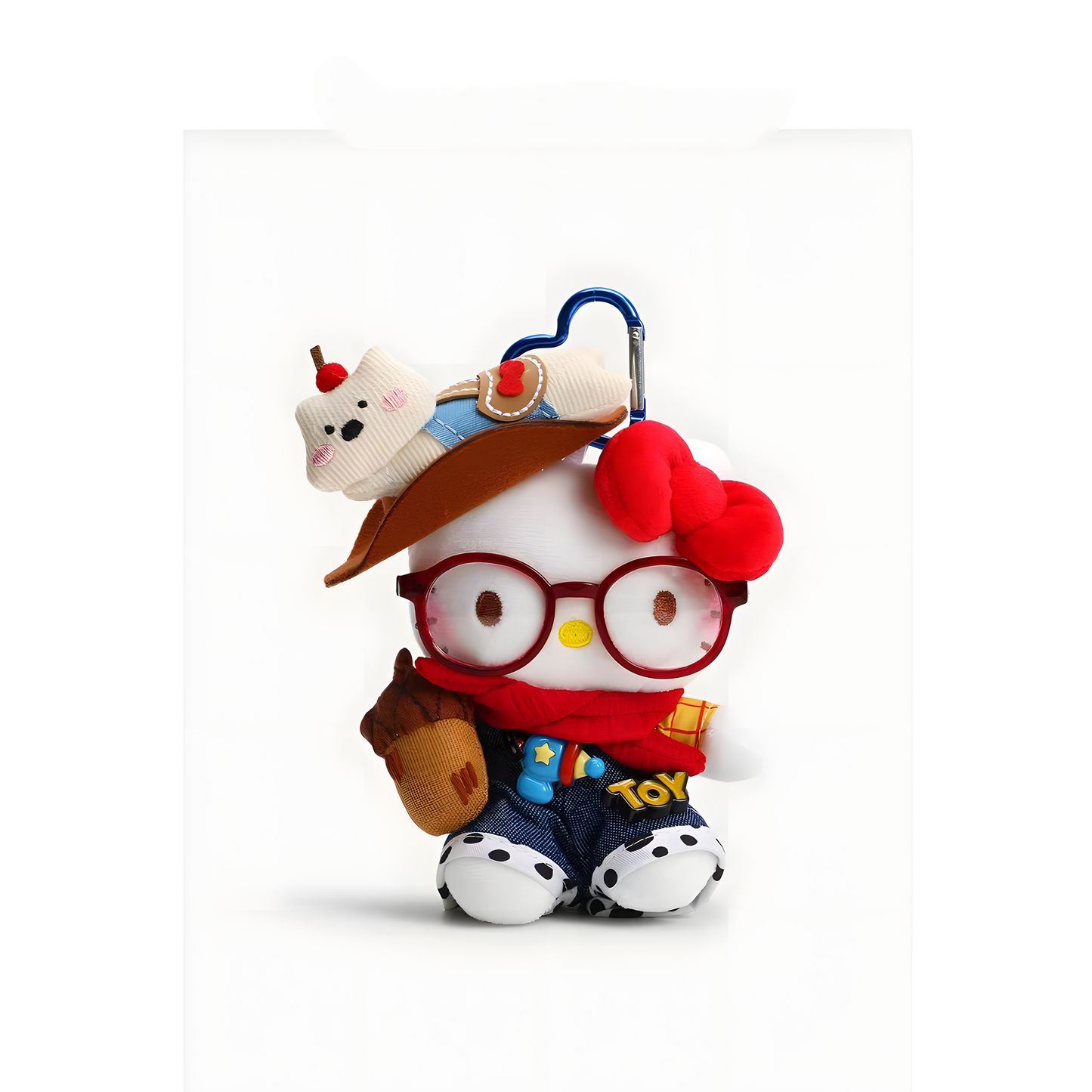 Western Kitty Cowboy Plush Bag Charm