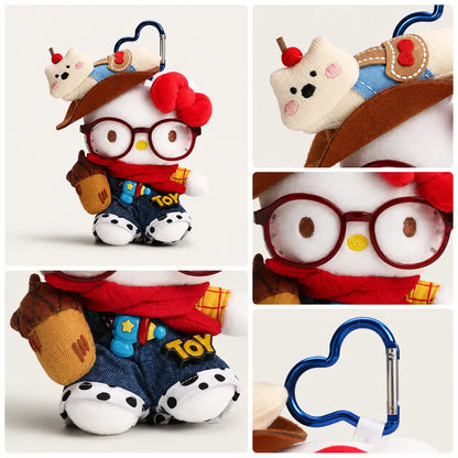 Western Kitty Cowboy Plush Bag Charm